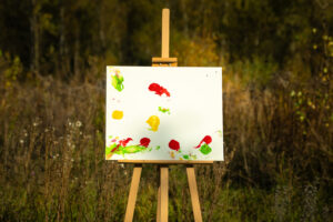 Obraz Chrapami Malowane 50x60 1