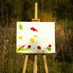 Obraz Chrapami Malowane 50x60 1