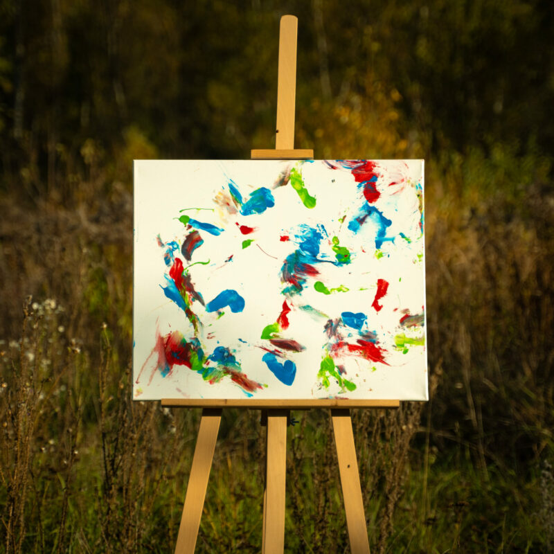 Obraz Chrapami Malowane 50x60 10