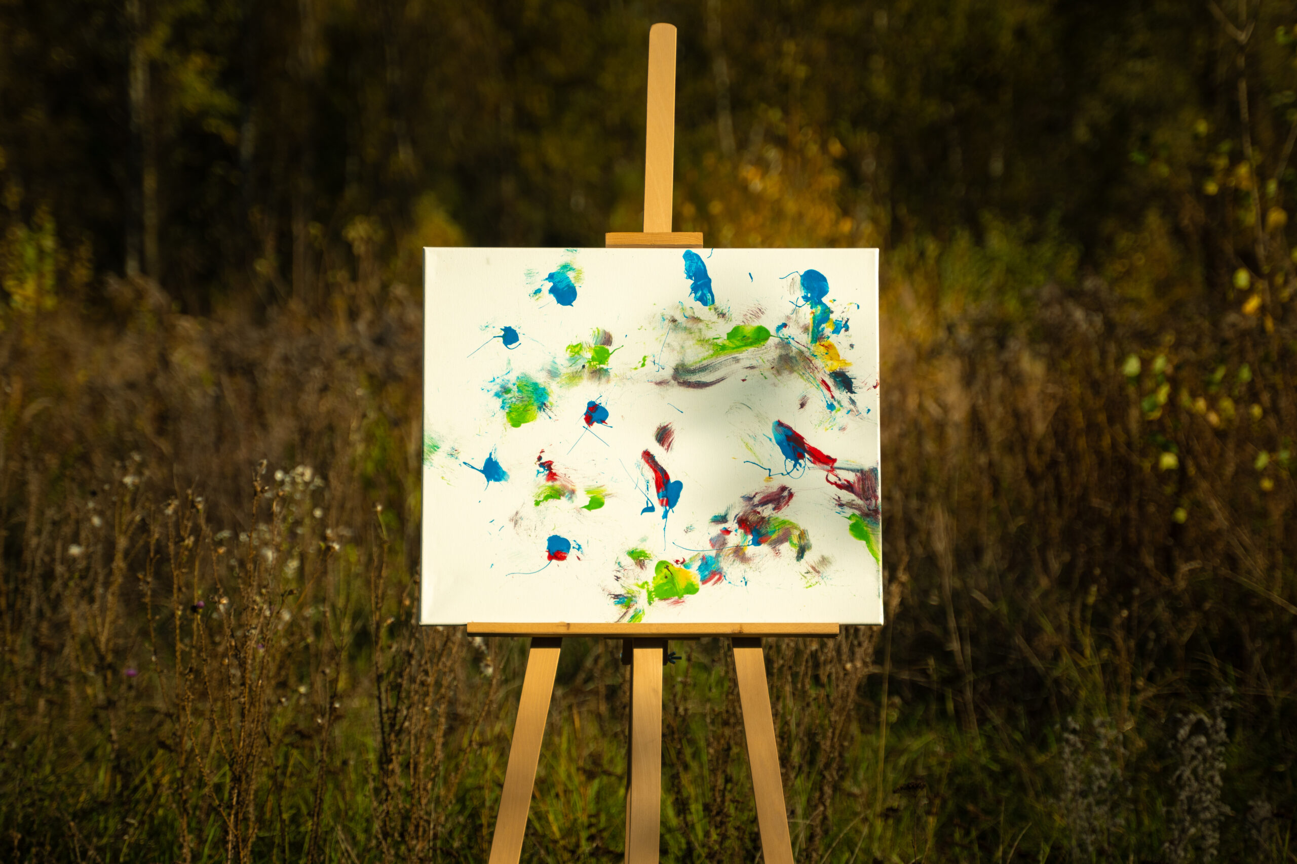 Obraz 50x60 - chrapami tworzone