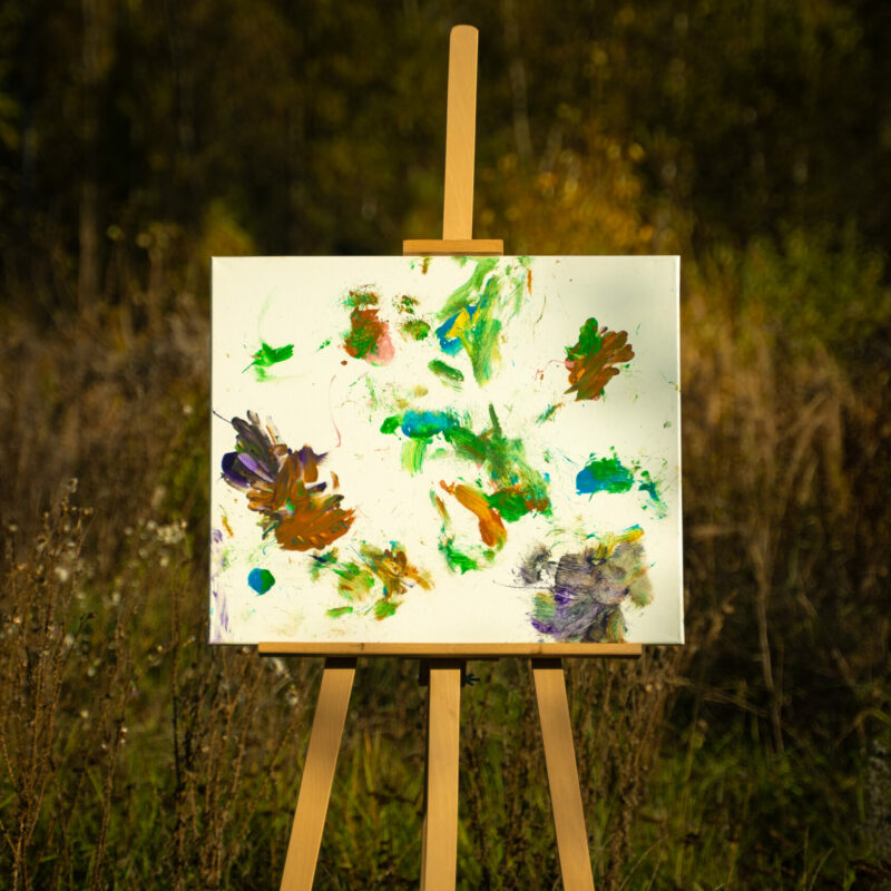 Obraz Chrapami Malowane 50x60 18