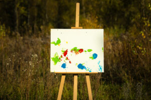 Obraz Chrapami Malowane 50x60 2