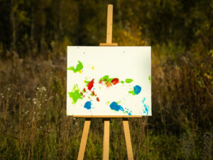 Obraz Chrapami Malowane 50x60 2