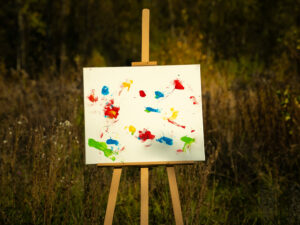 Obraz Chrapami Malowane 50x60 21