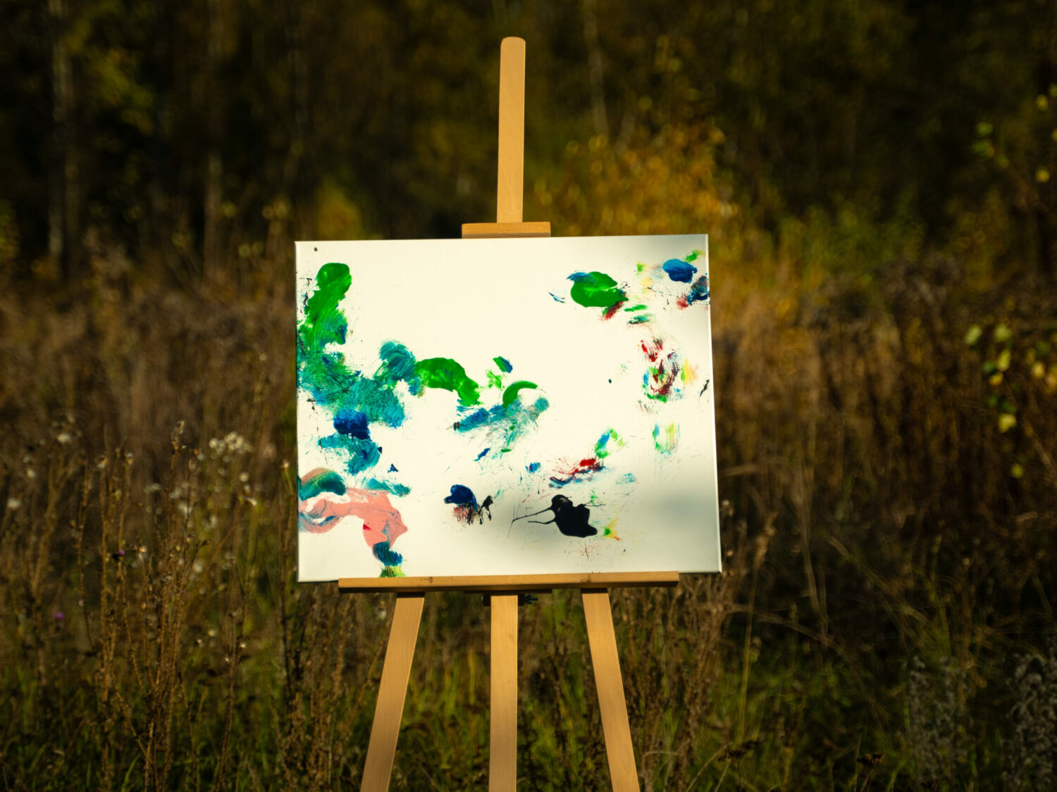 Obraz Chrapami Malowane 50x60 23