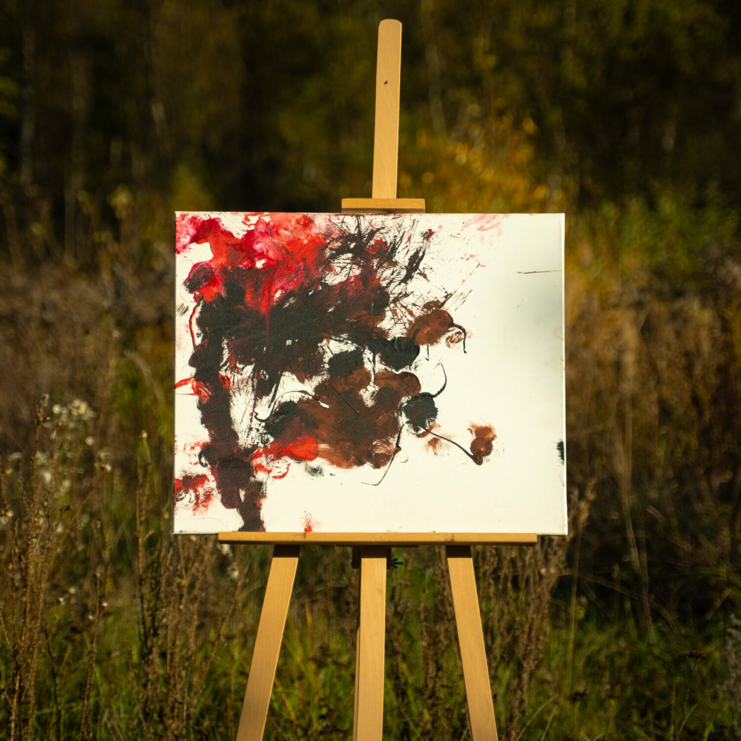 Obraz Chrapami Malowane 50x60 3