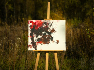 Obraz Chrapami Malowane 50x60 3