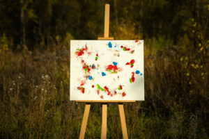 Obraz Chrapami Malowane 50x60 5