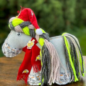 Kopyciak Świąteczny Mikołaj szary