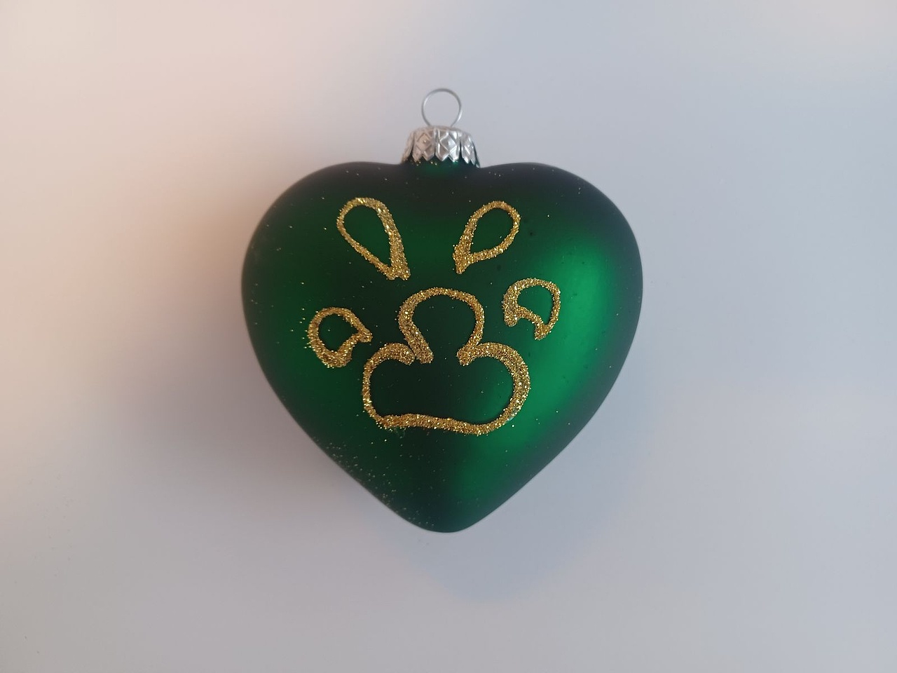 Bombka Świąteczna łapka zielona