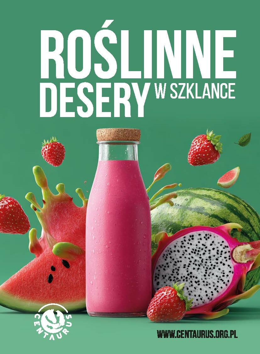 Roślinne desery w szklance