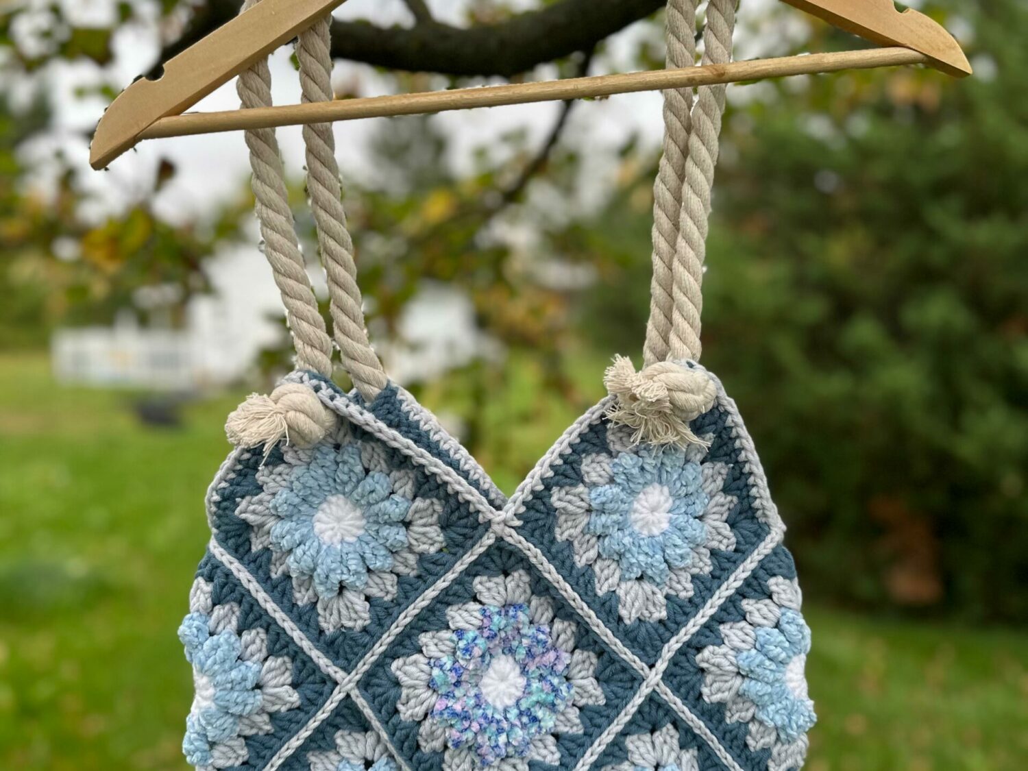 Torba Handmade niebieska