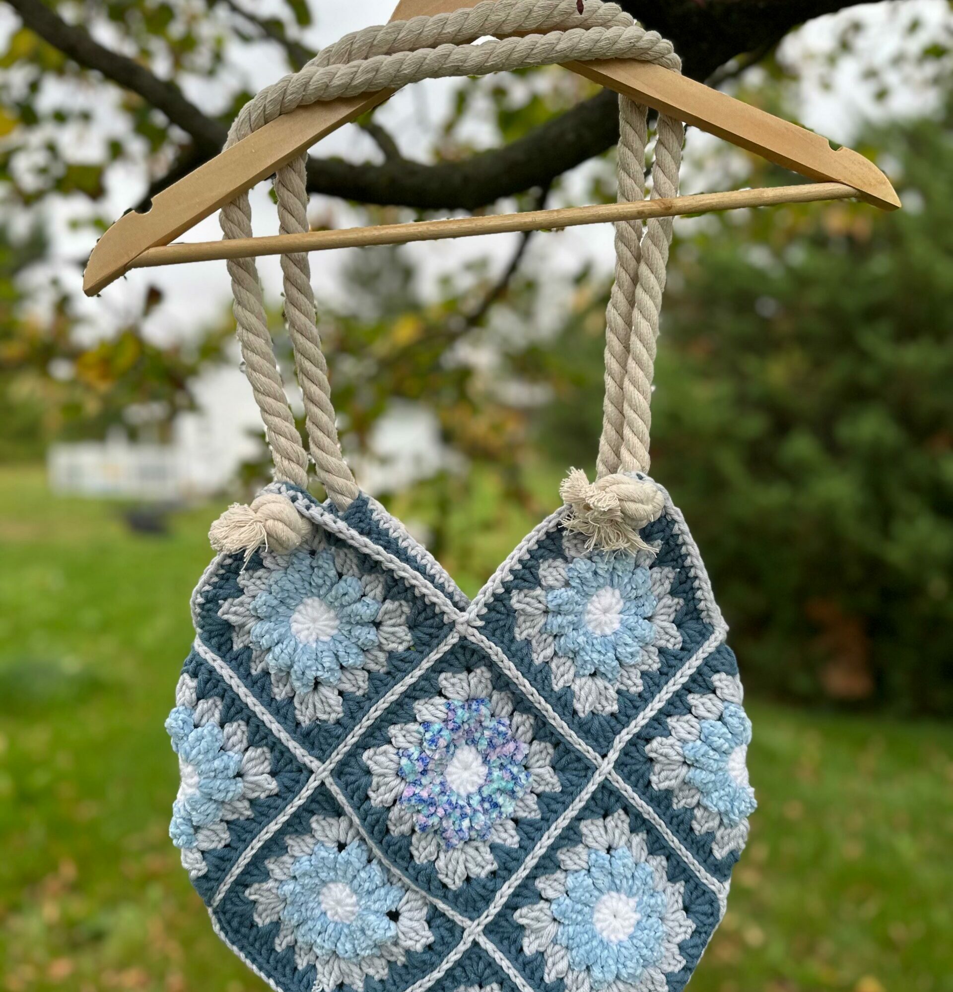 Torba Handmade niebieska