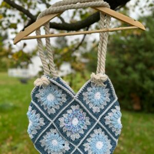 Torba Handmade niebieska