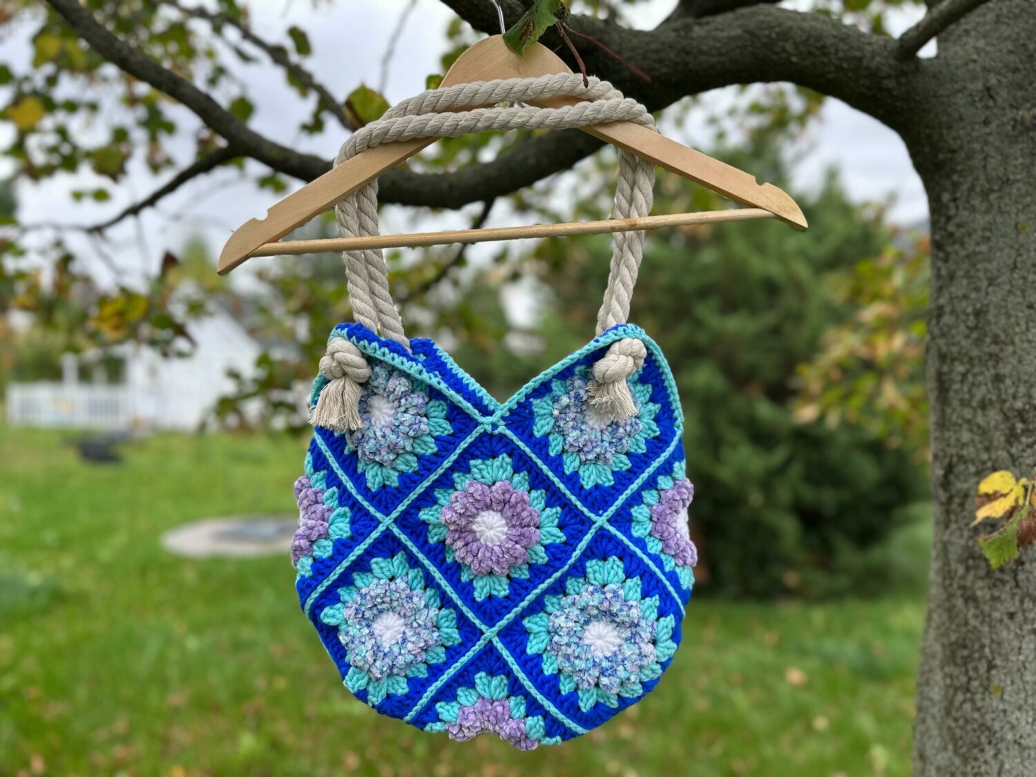 Torba Handmade w kwiaty