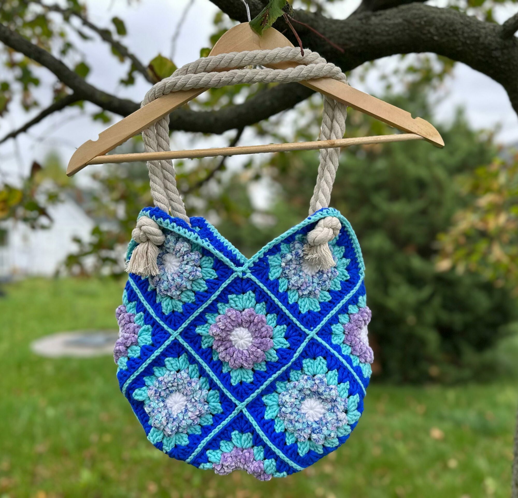 Torba Handmade w kwiaty