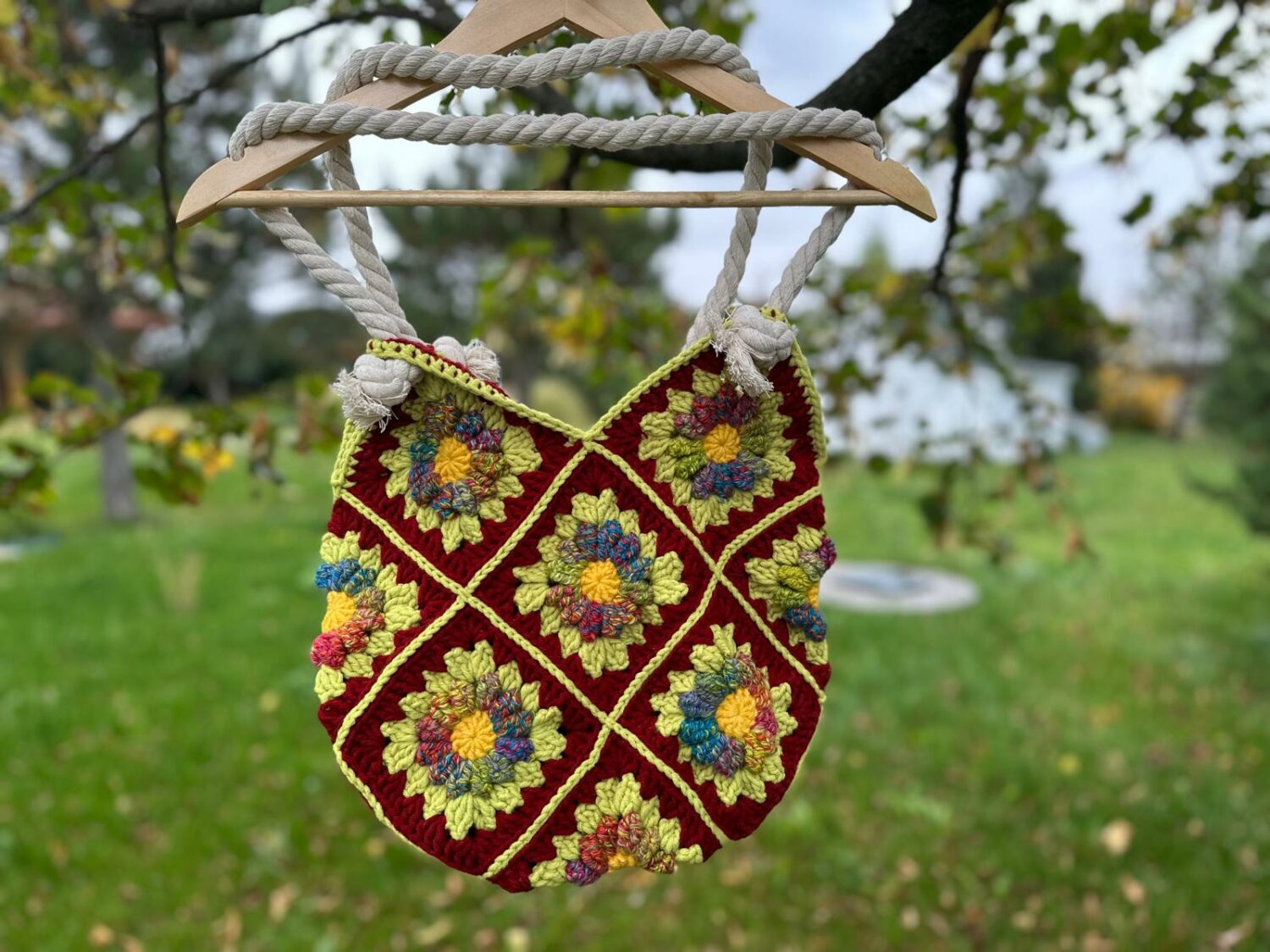 Torba Handmade bordowa