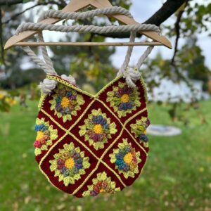 Torba Handmade bordowa