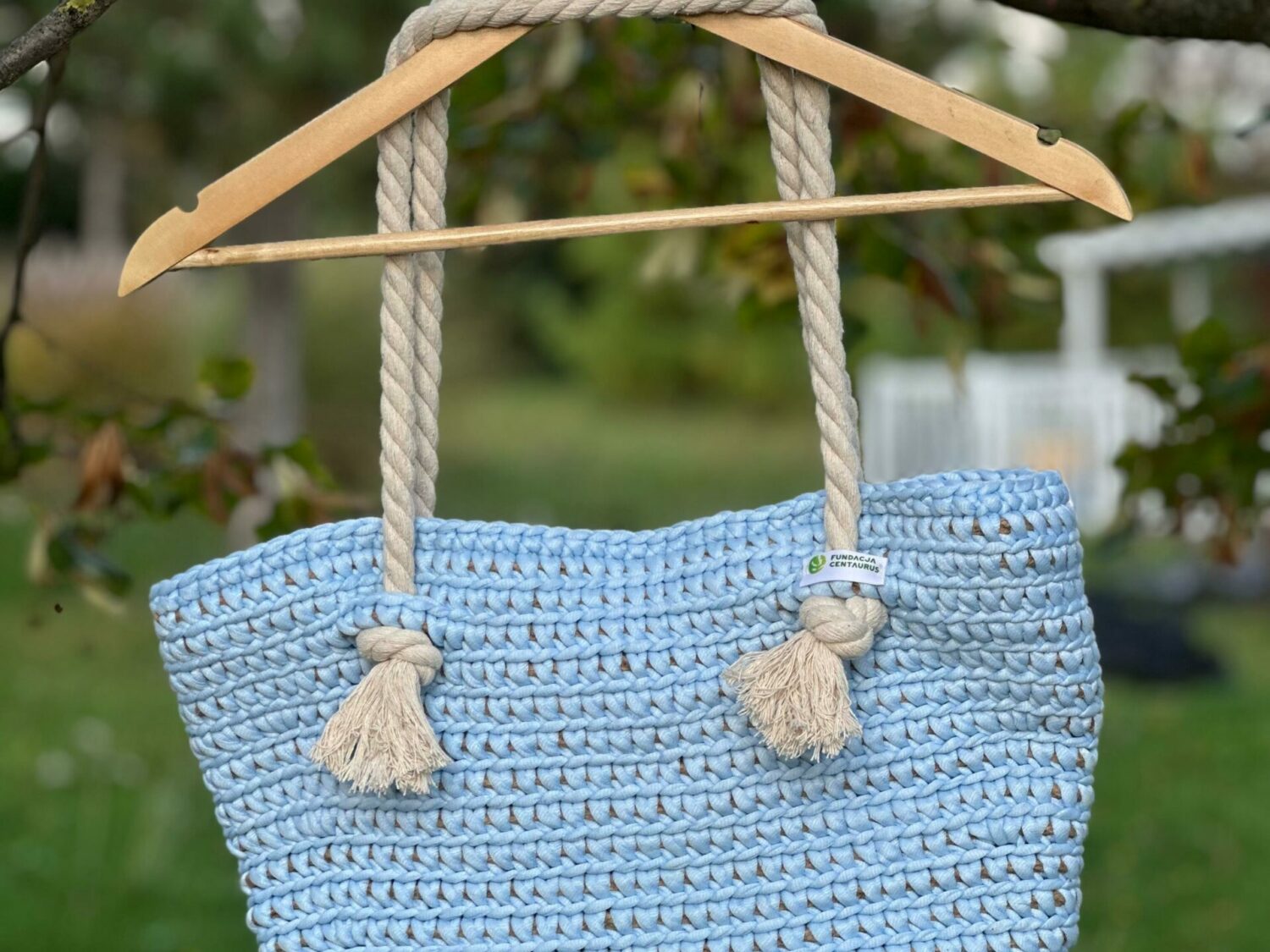 Torba Handmade błękitna