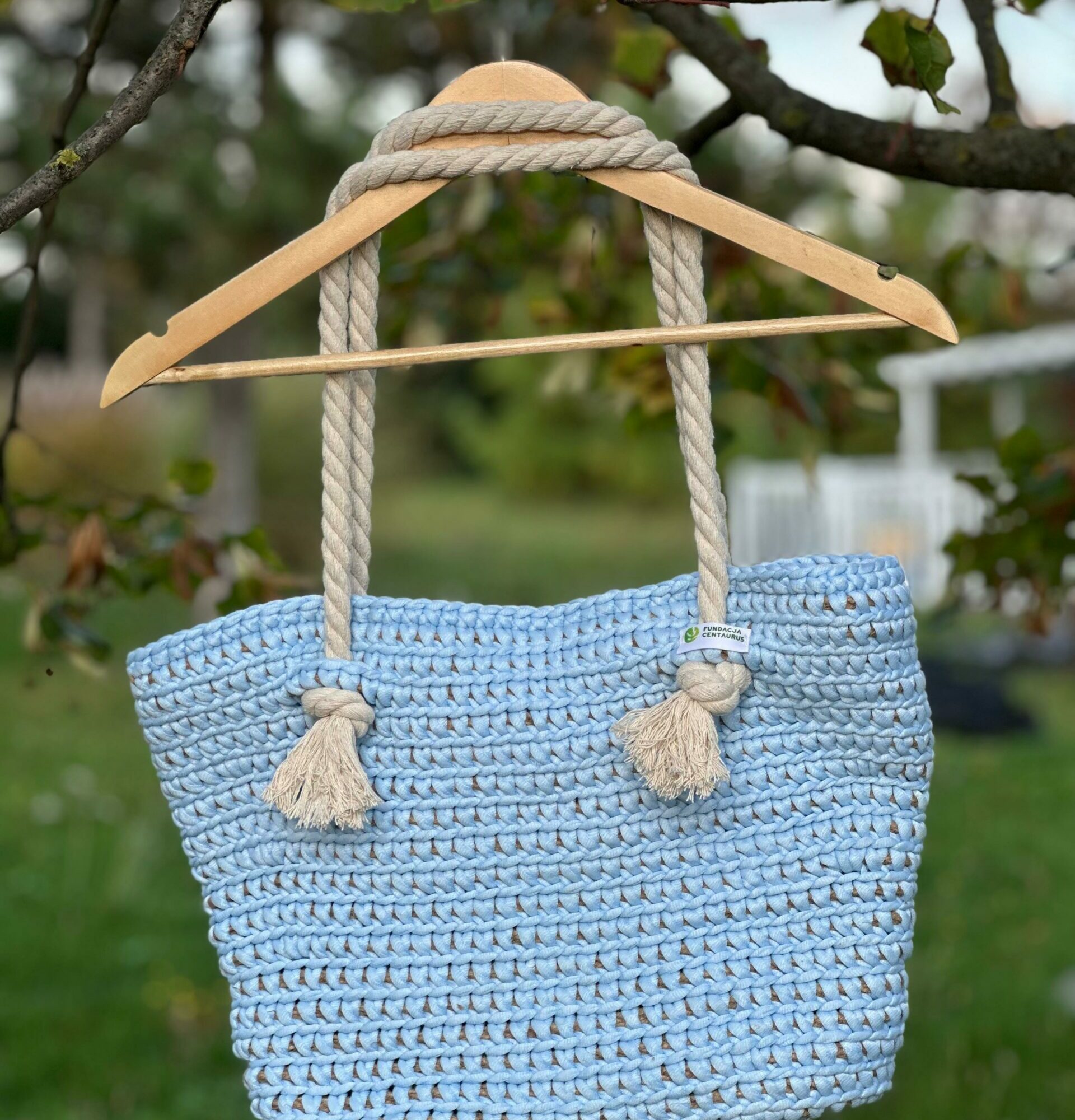 Torba Handmade błękitna