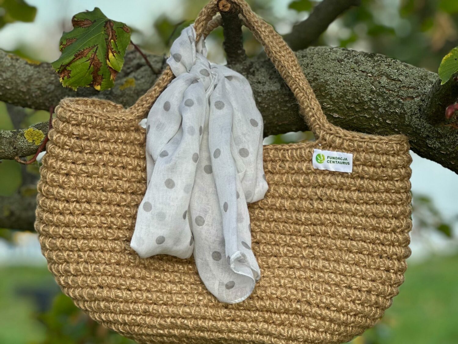 Torba Handmade z apaszką