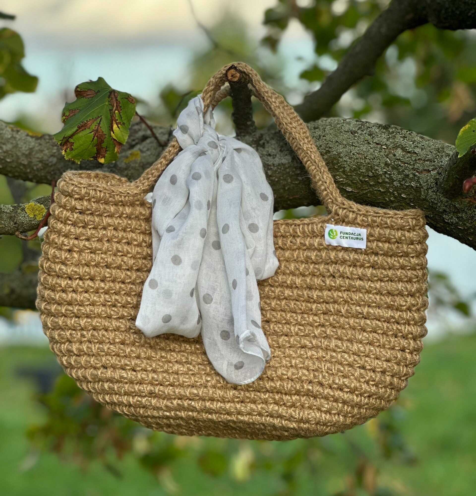 Torba Handmade z apaszką