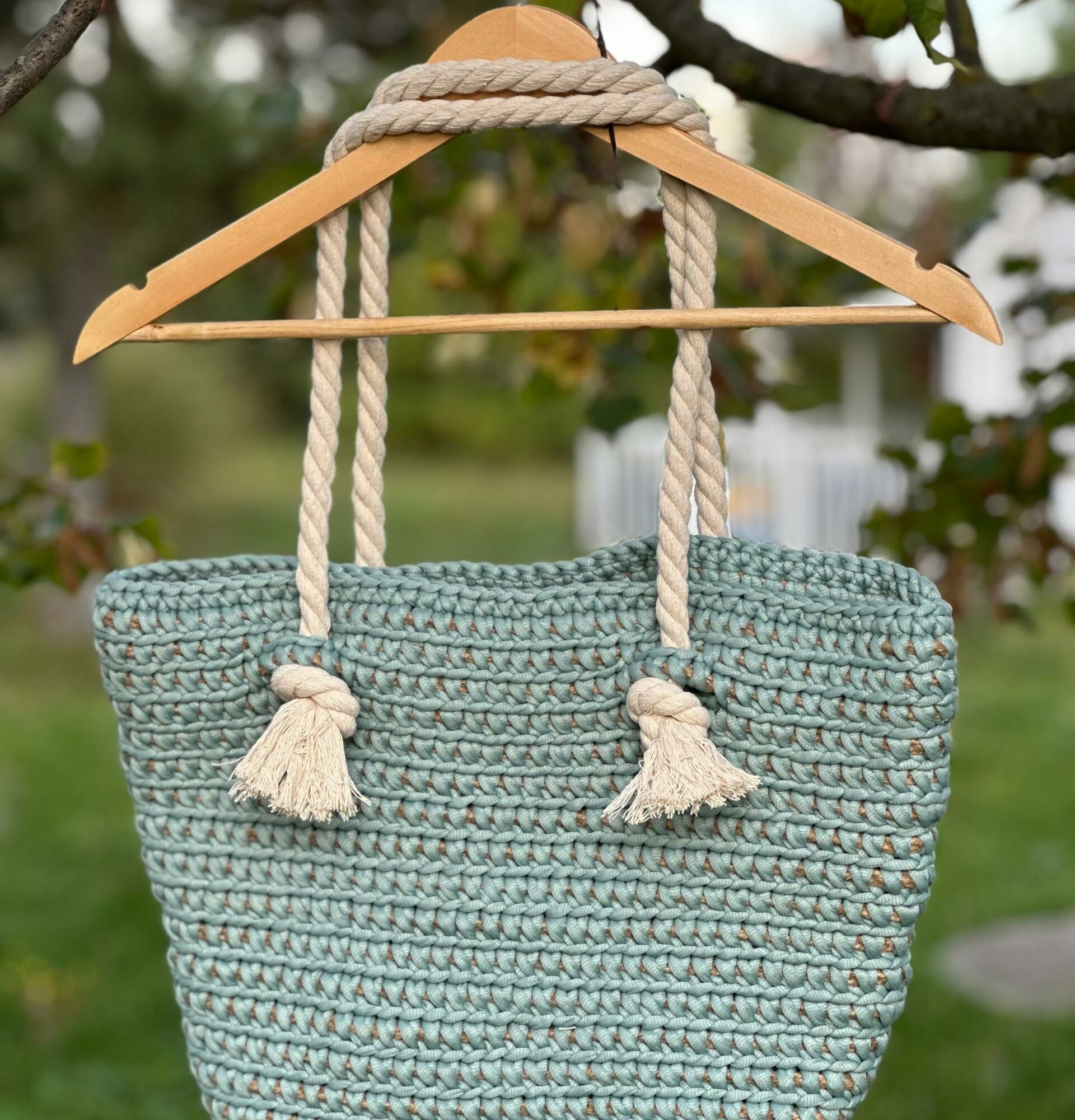 Torba Handmade zielona