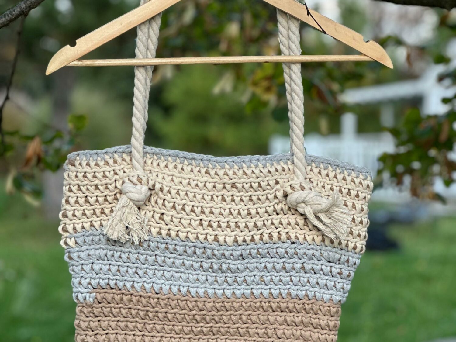 Torba Handmade w odcieniach beżu