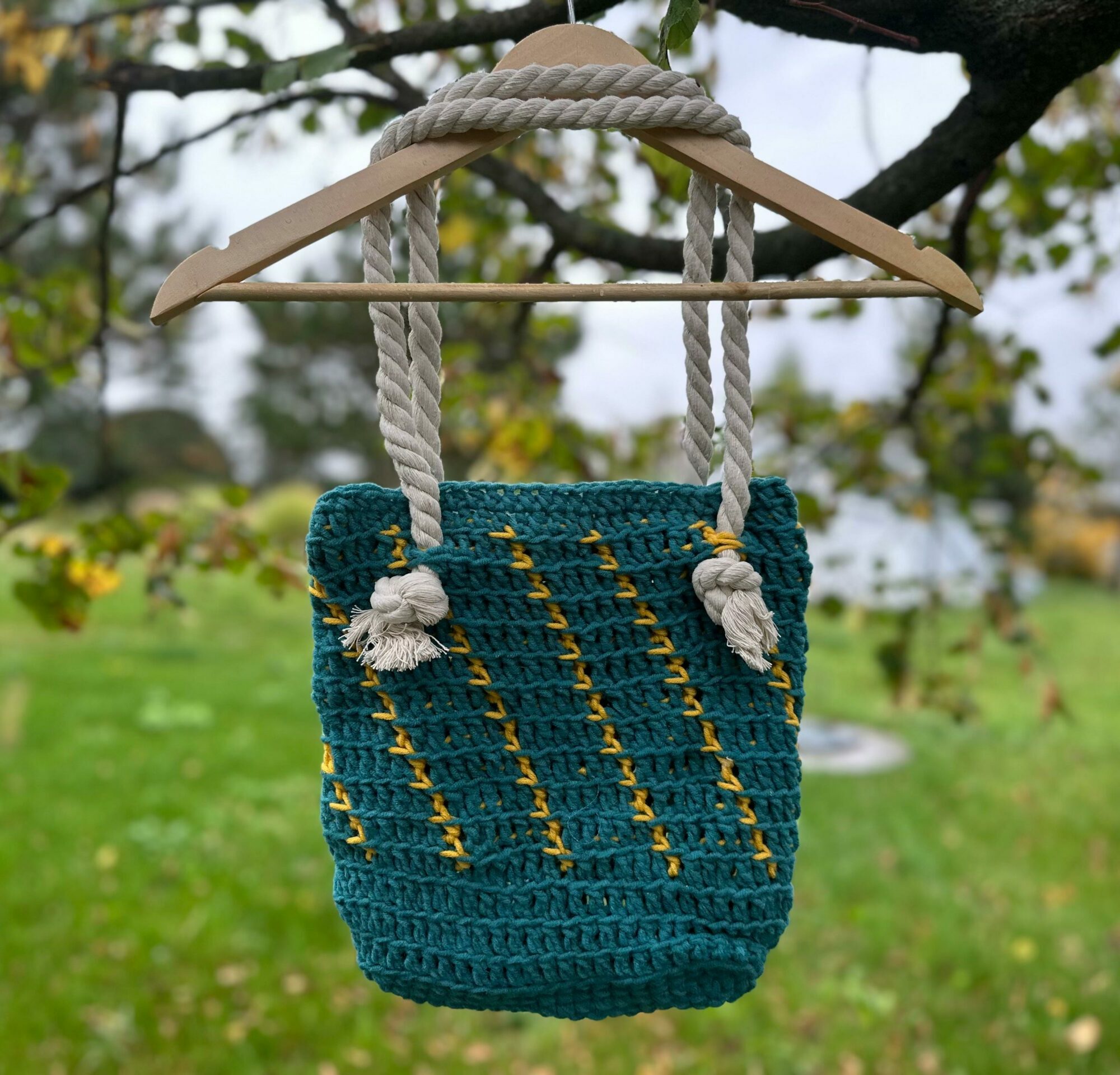 Torba Handmade butelkowa zieleń