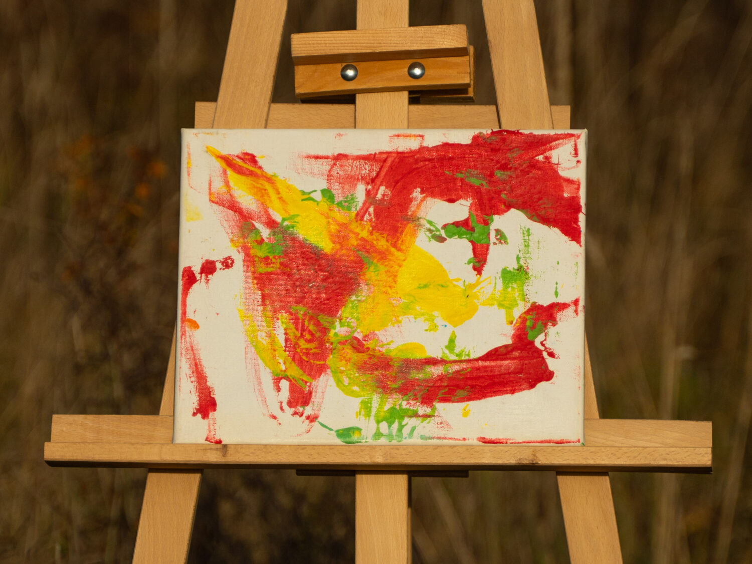 Obraz Chrapami Malowane 25x30 2