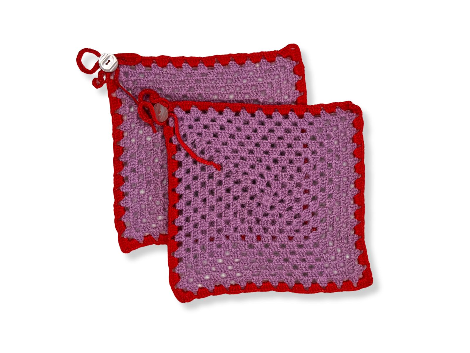 Chwytak/łapka na garnki handmade różowa