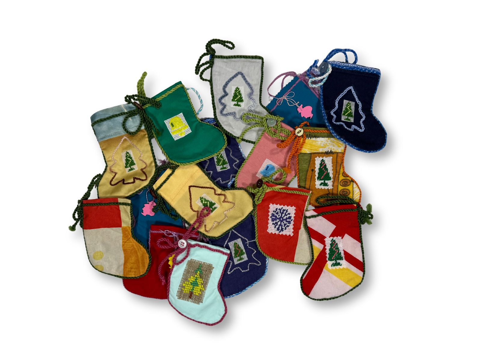 Świąteczne mini skarpetki