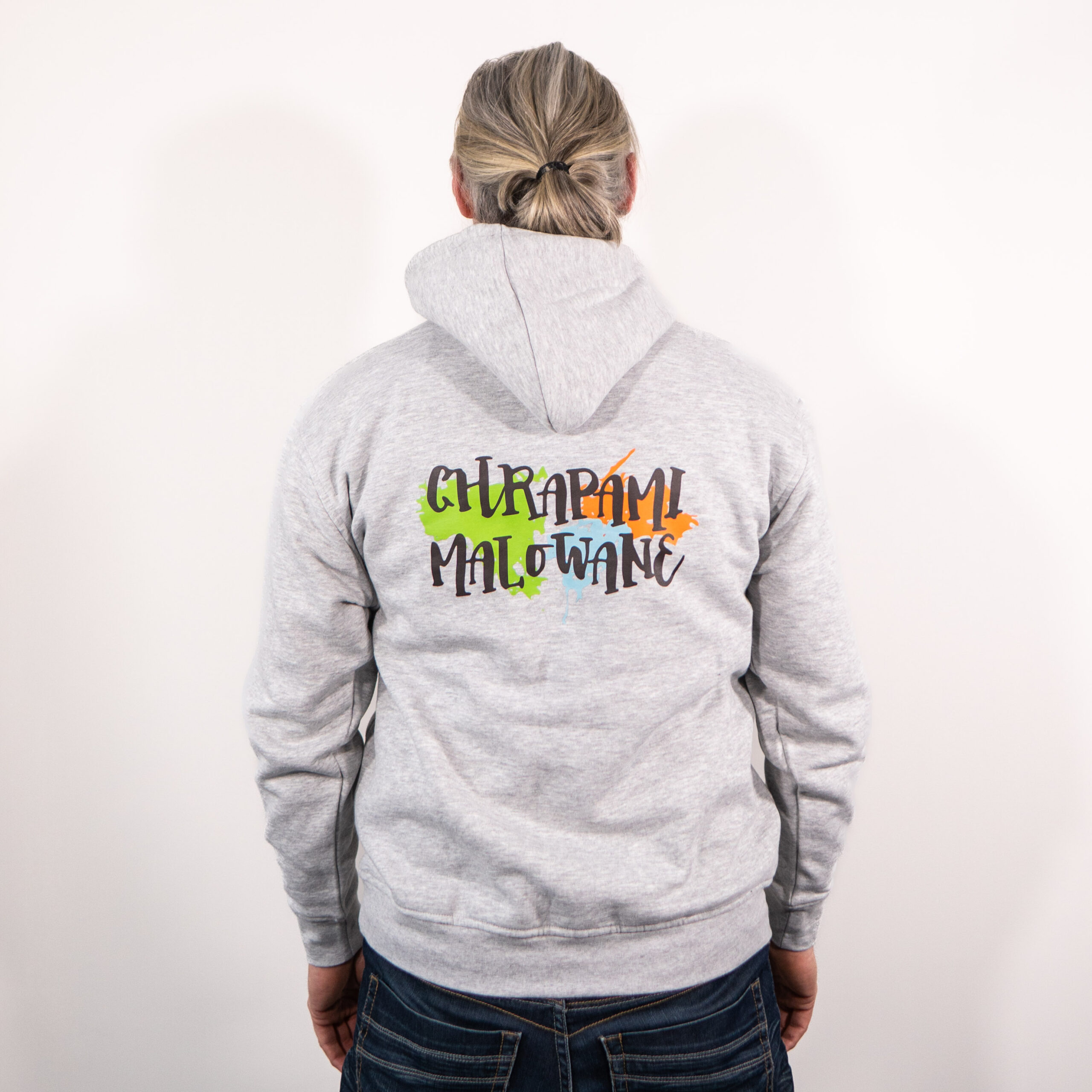 Bluza szara unisex Chrapami Malowane