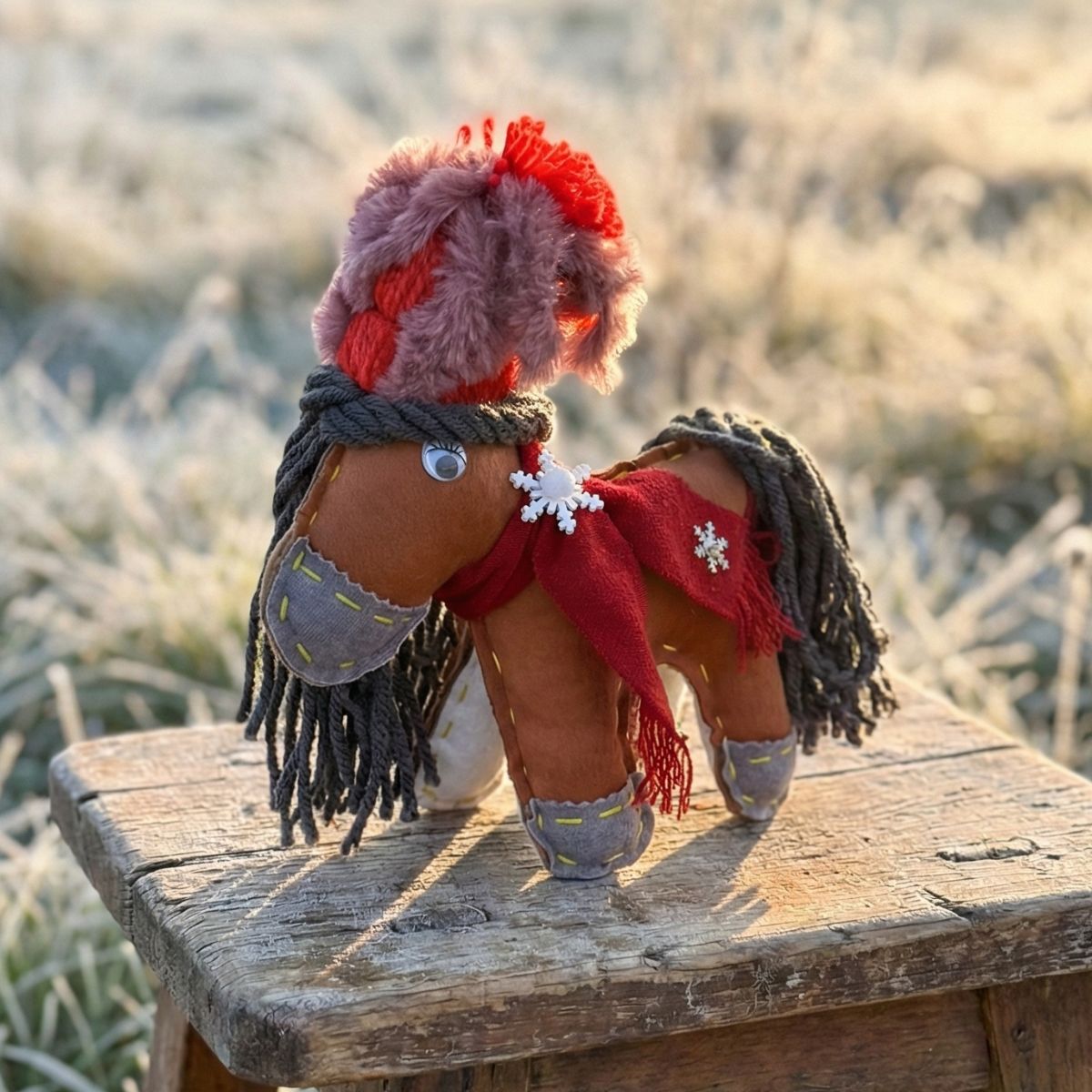 Kopyciak czerwony szal