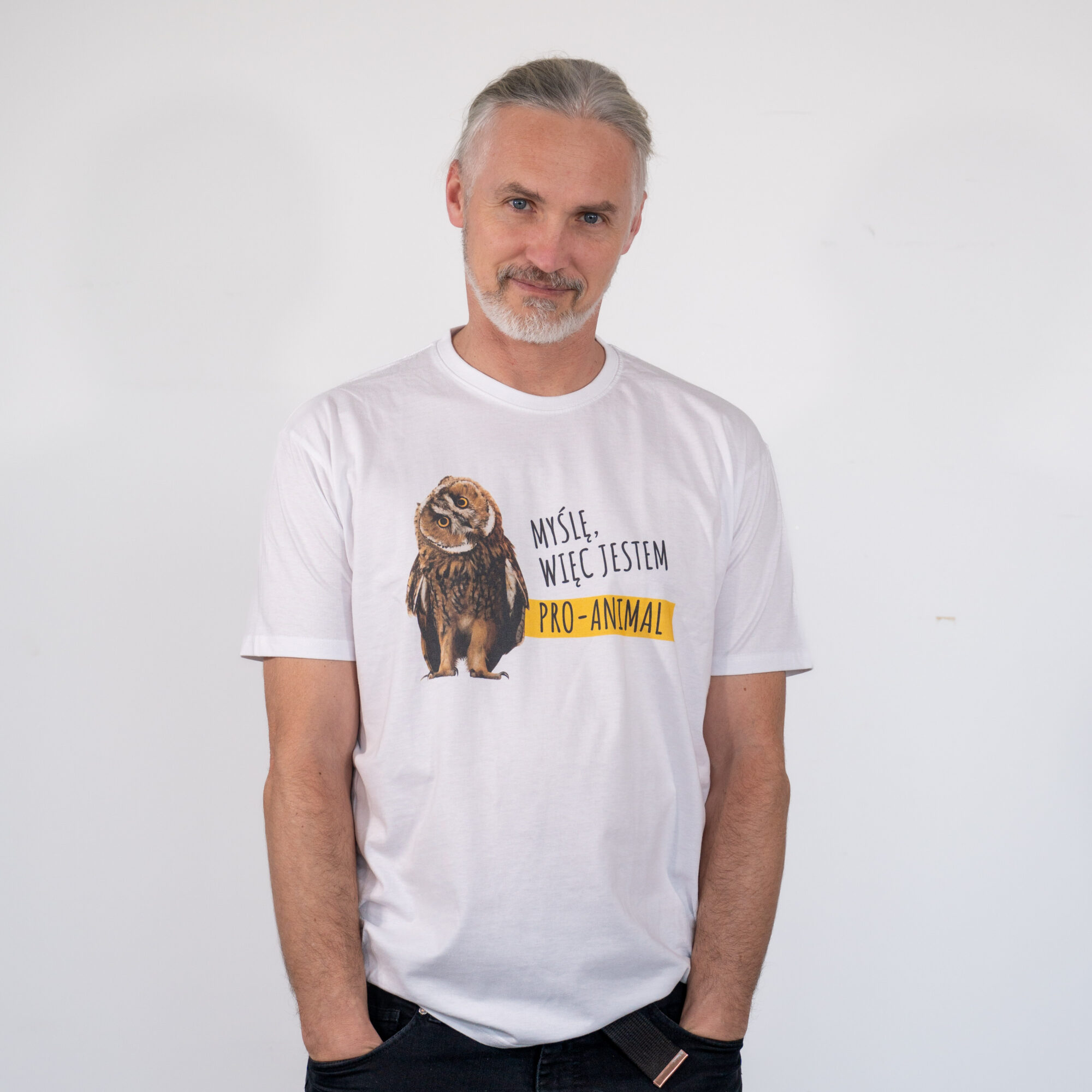 Koszulka męska sowa