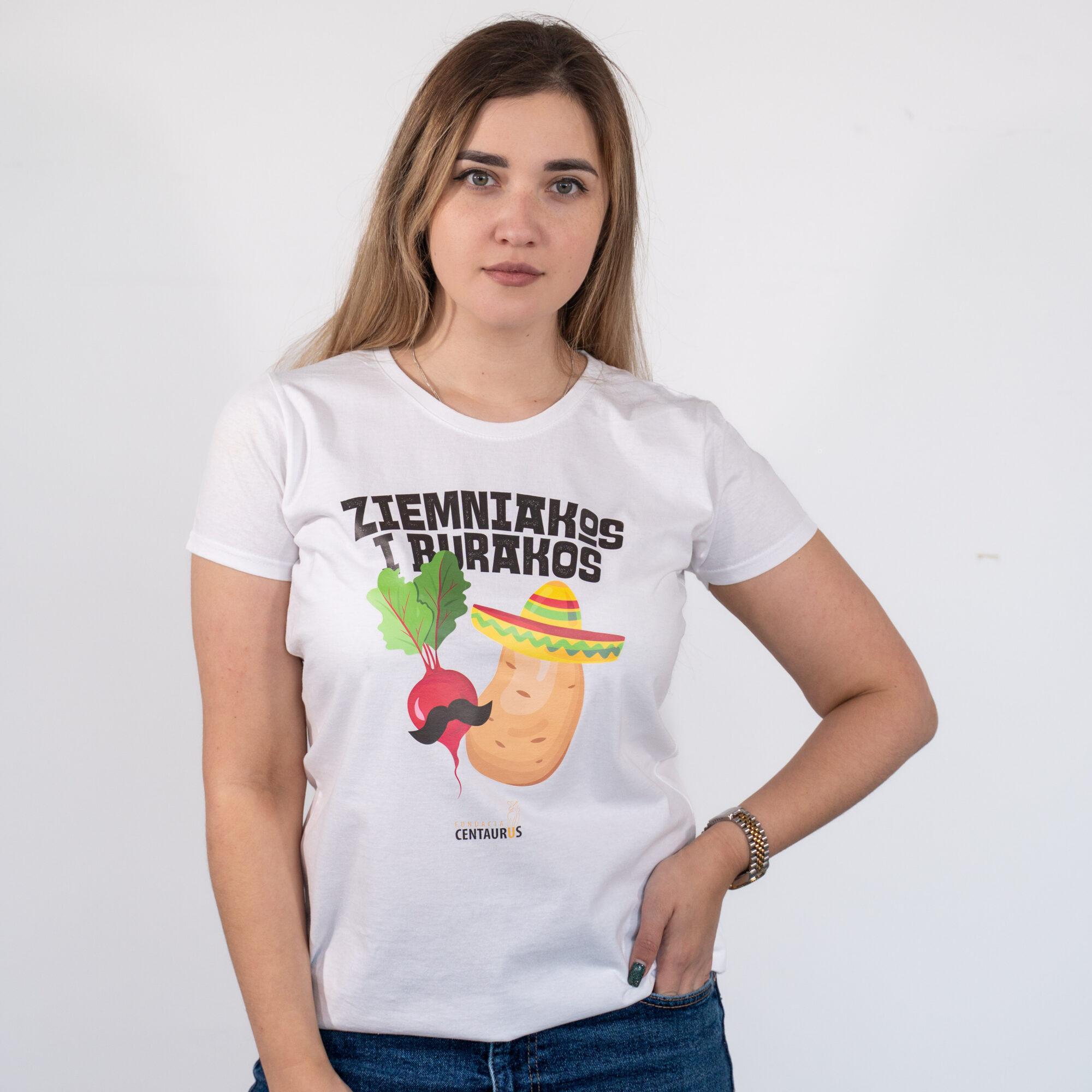 Koszulka damska warzywa