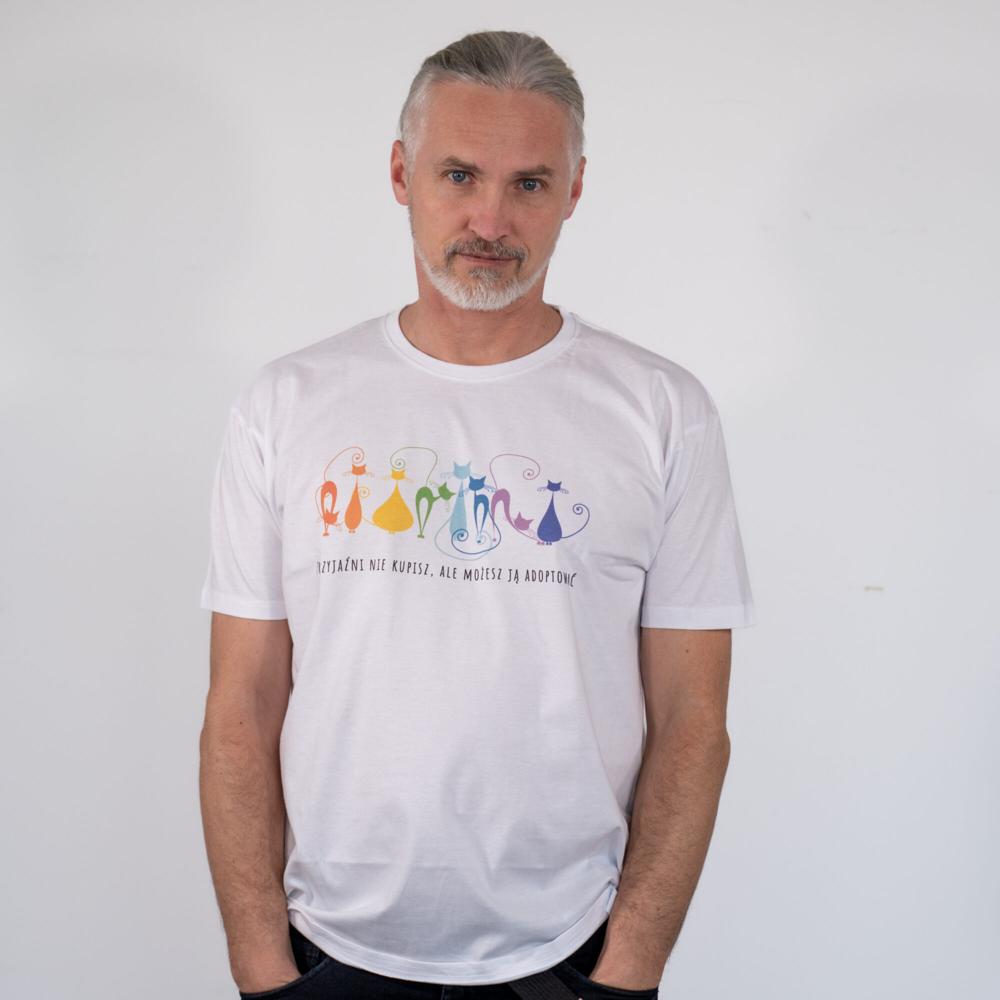 Koszulka męska koty